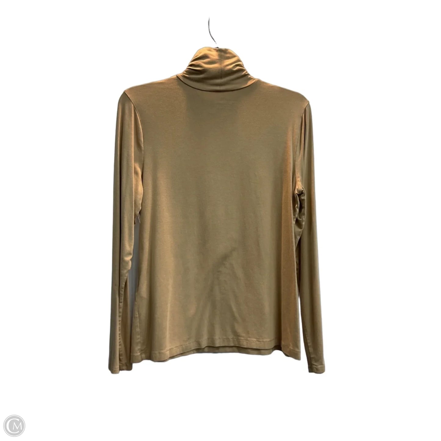 Top Long Sleeve Basic By Chicos In Tan, Size: M