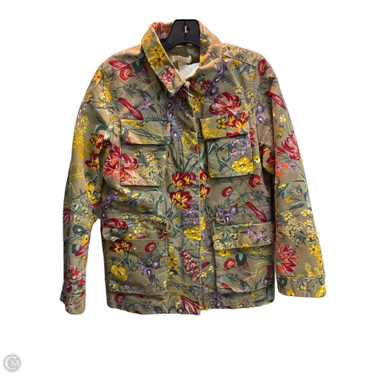 Jacket Utility By H&m In Floral Print, Size: S