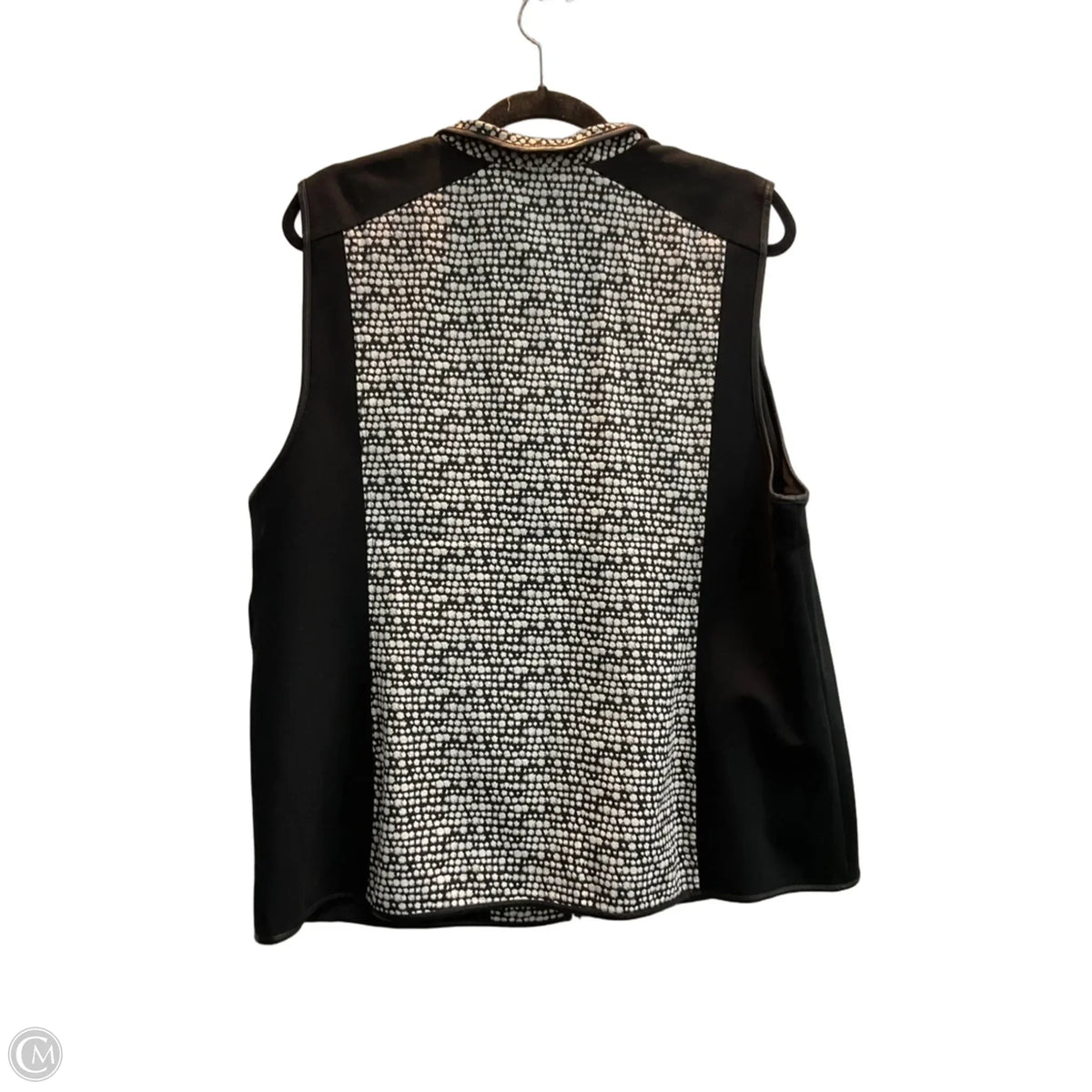 Vest Puffer & Quilted By Chicos In Black, Size: Xl