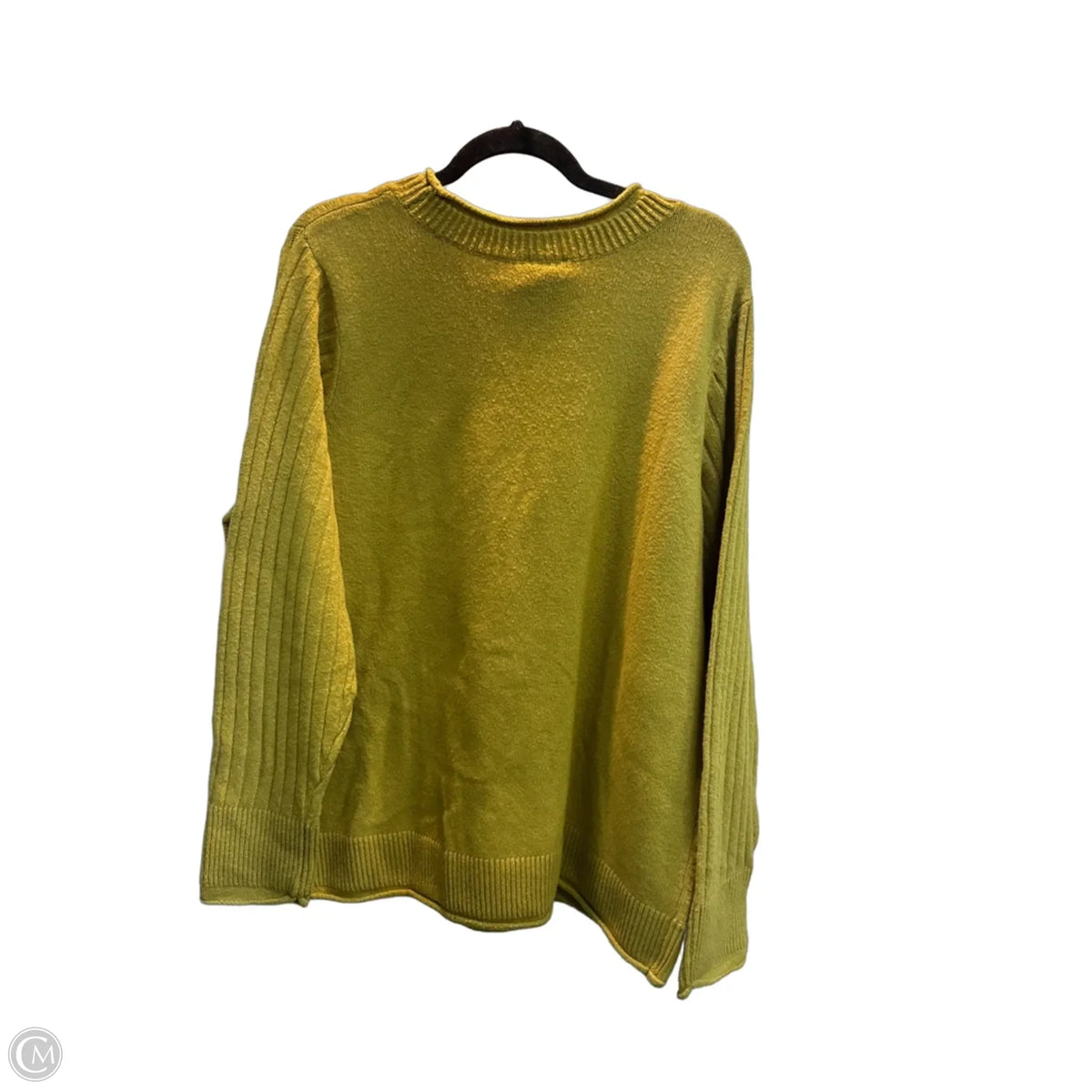 Sweater By Logo In Chartreuse, Size: Xl