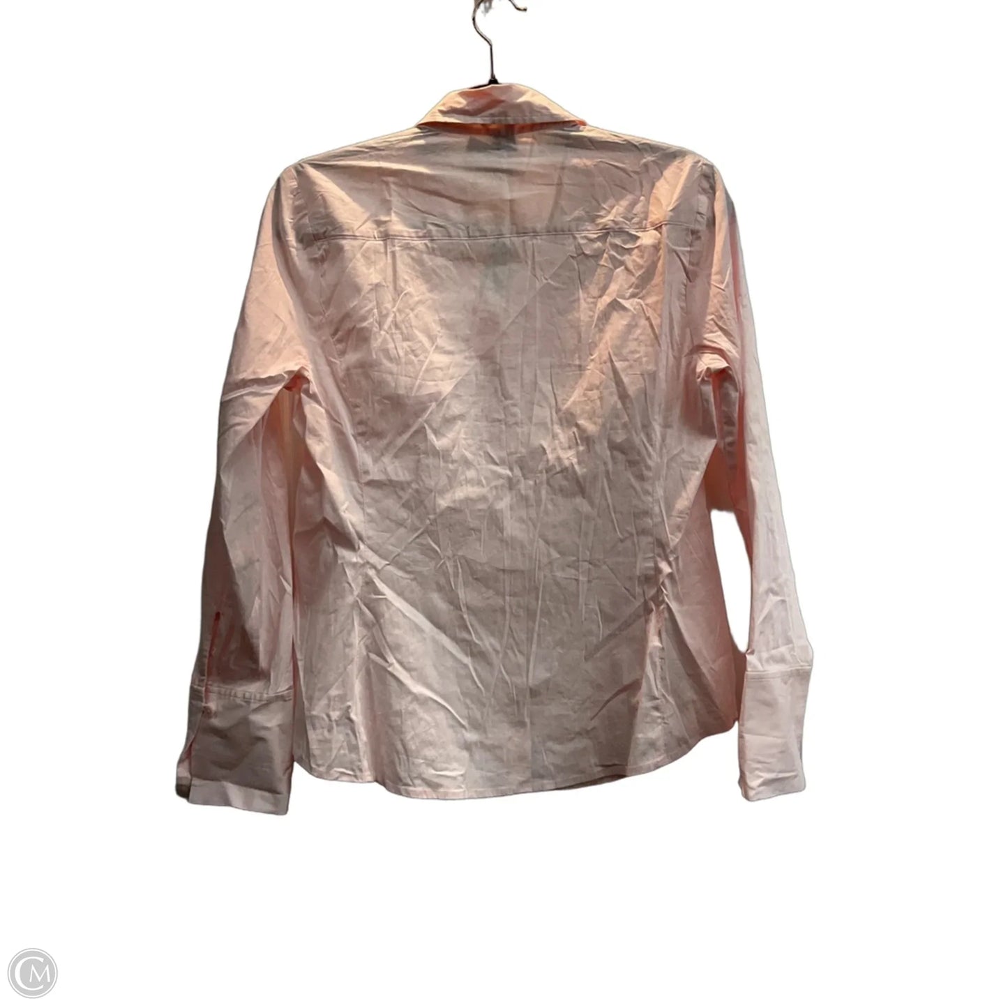 Blouse Long Sleeve By Ann Taylor In Pink, Size: S