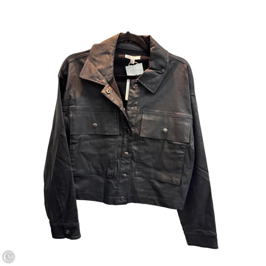 Jacket Moto By Gianni Bini In Black, Size: M