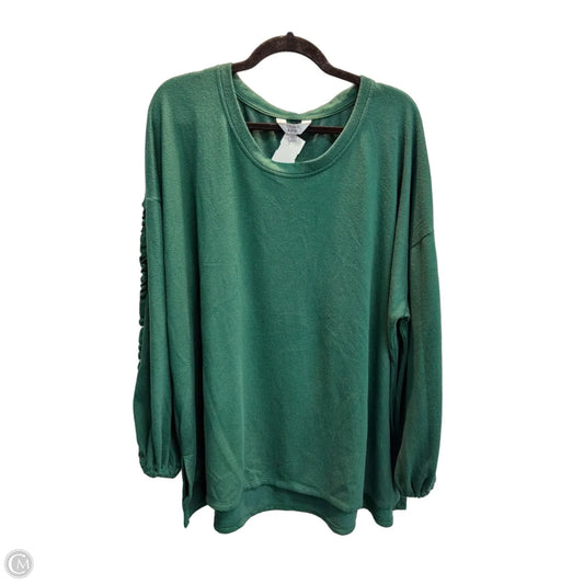 Sweater By Crown And Ivy In Green, Size: 3x