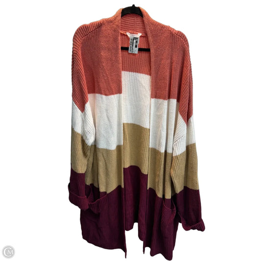 Cardigan By Terra & Sky In Multi-colored, Size: 3x