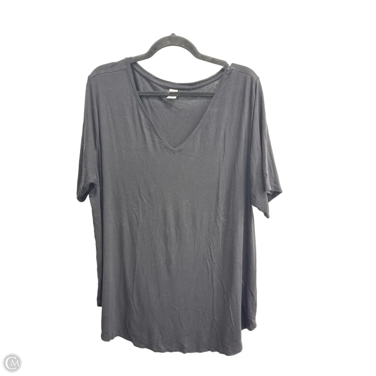 Top Short Sleeve Basic By Old Navy In Black, Size: 2x