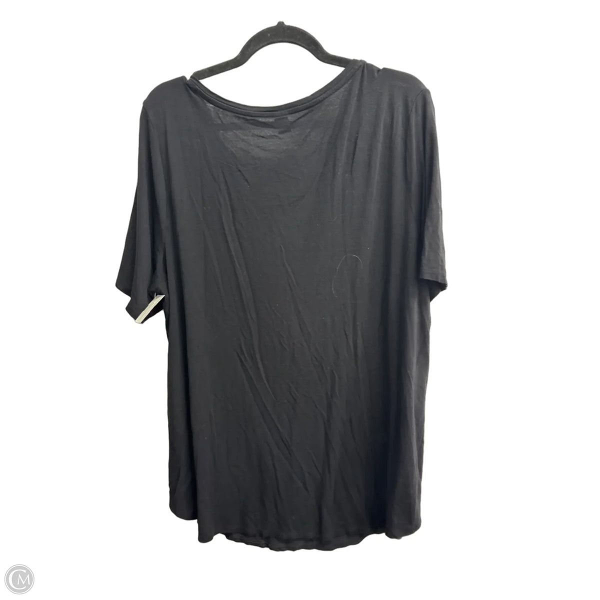 Top Short Sleeve Basic By Old Navy In Black, Size: 2x