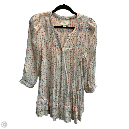 Tunic 3/4 Sleeve By Maeve In Multi-colored, Size: S