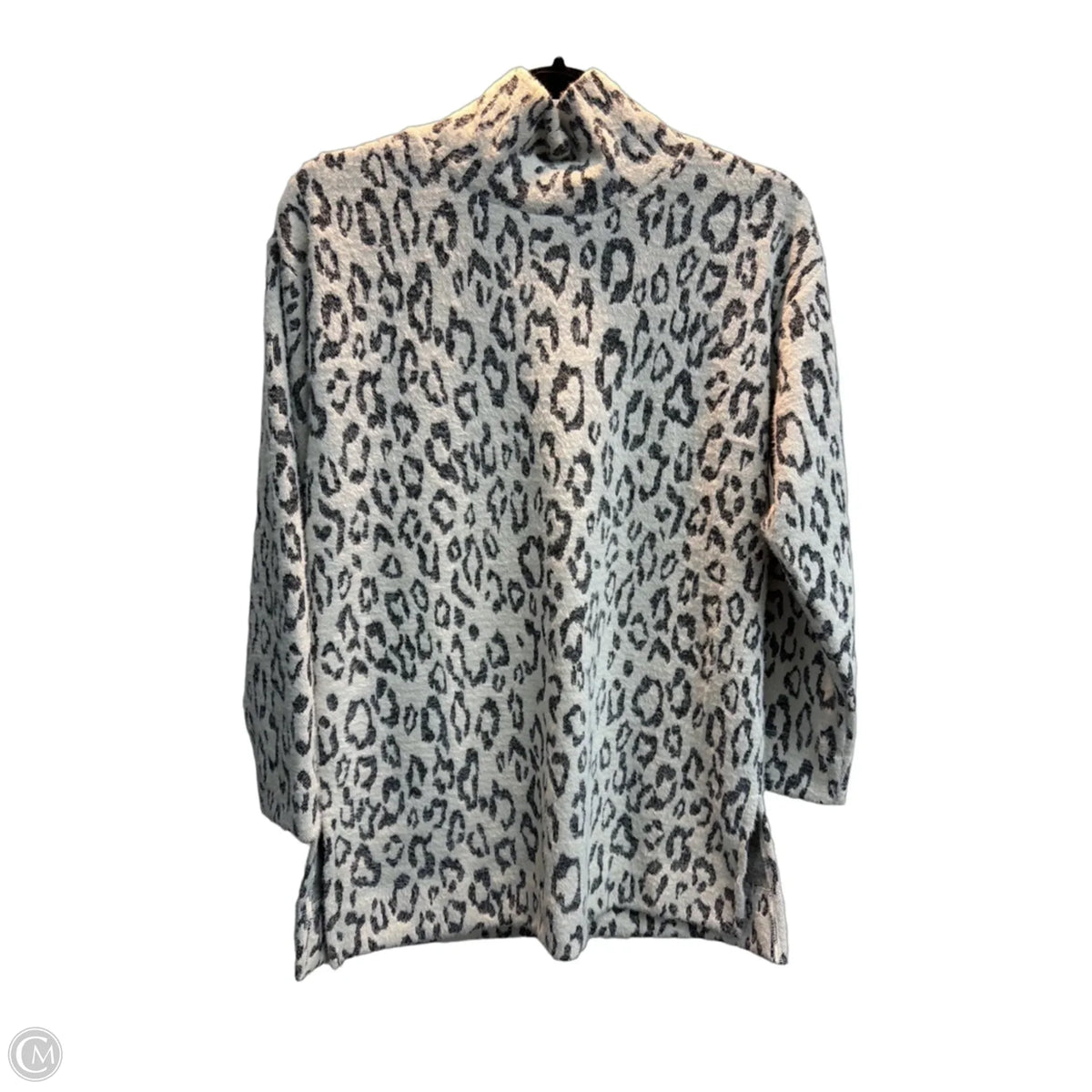 Sweater By Chicos In Leopard Print, Size: M