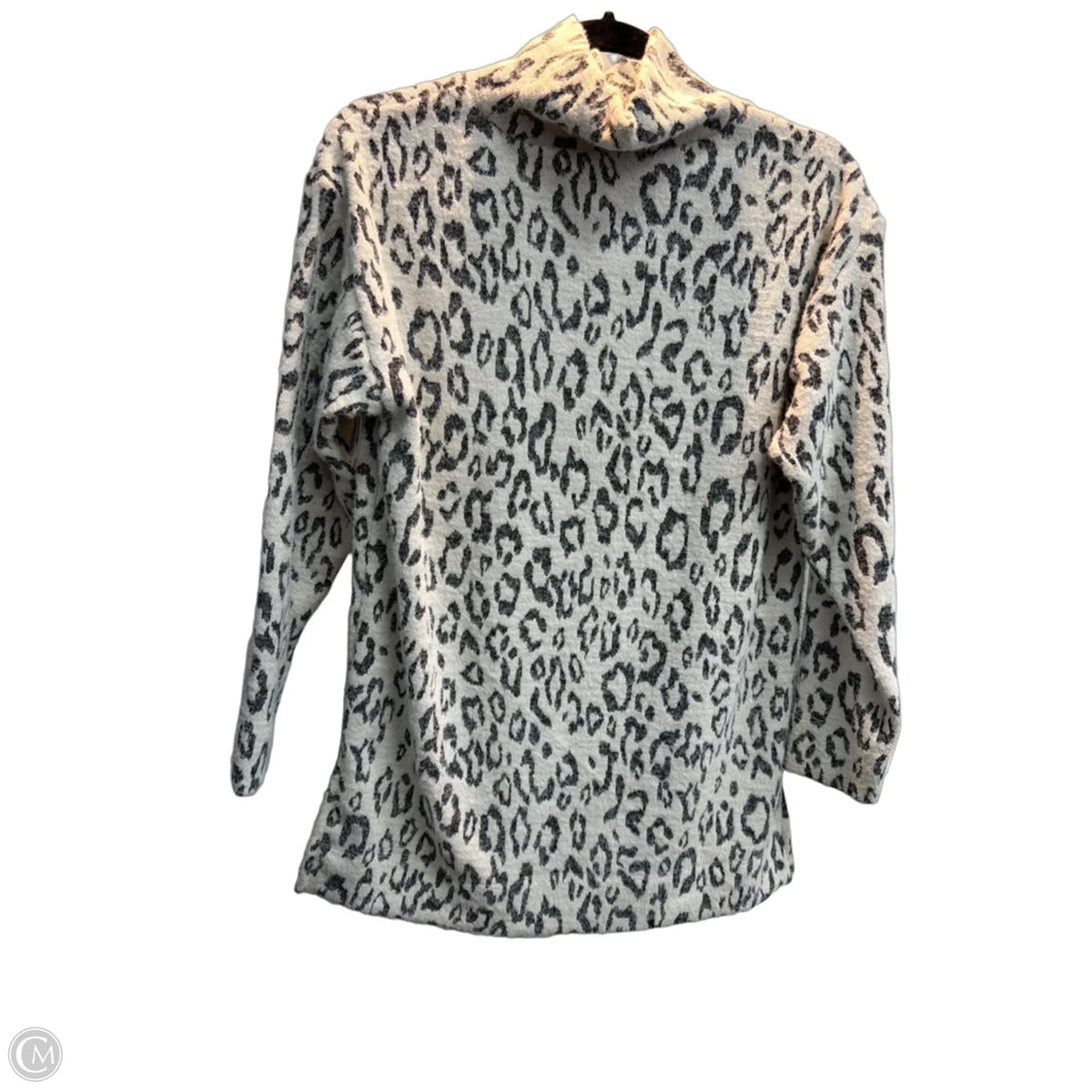 Sweater By Chicos In Leopard Print, Size: M