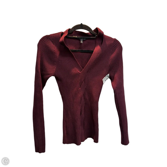 Sweater By White House Black Market In Maroon, Size: S