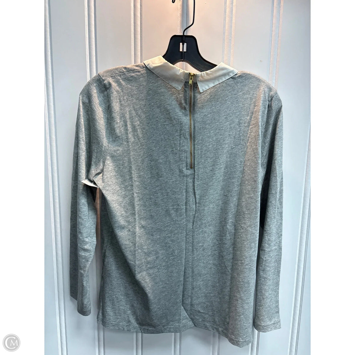 Top Long Sleeve By J. Crew In Grey, Size: M