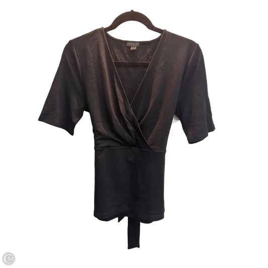 Blouse Sleeveless By Ann Taylor In Black, Size: M