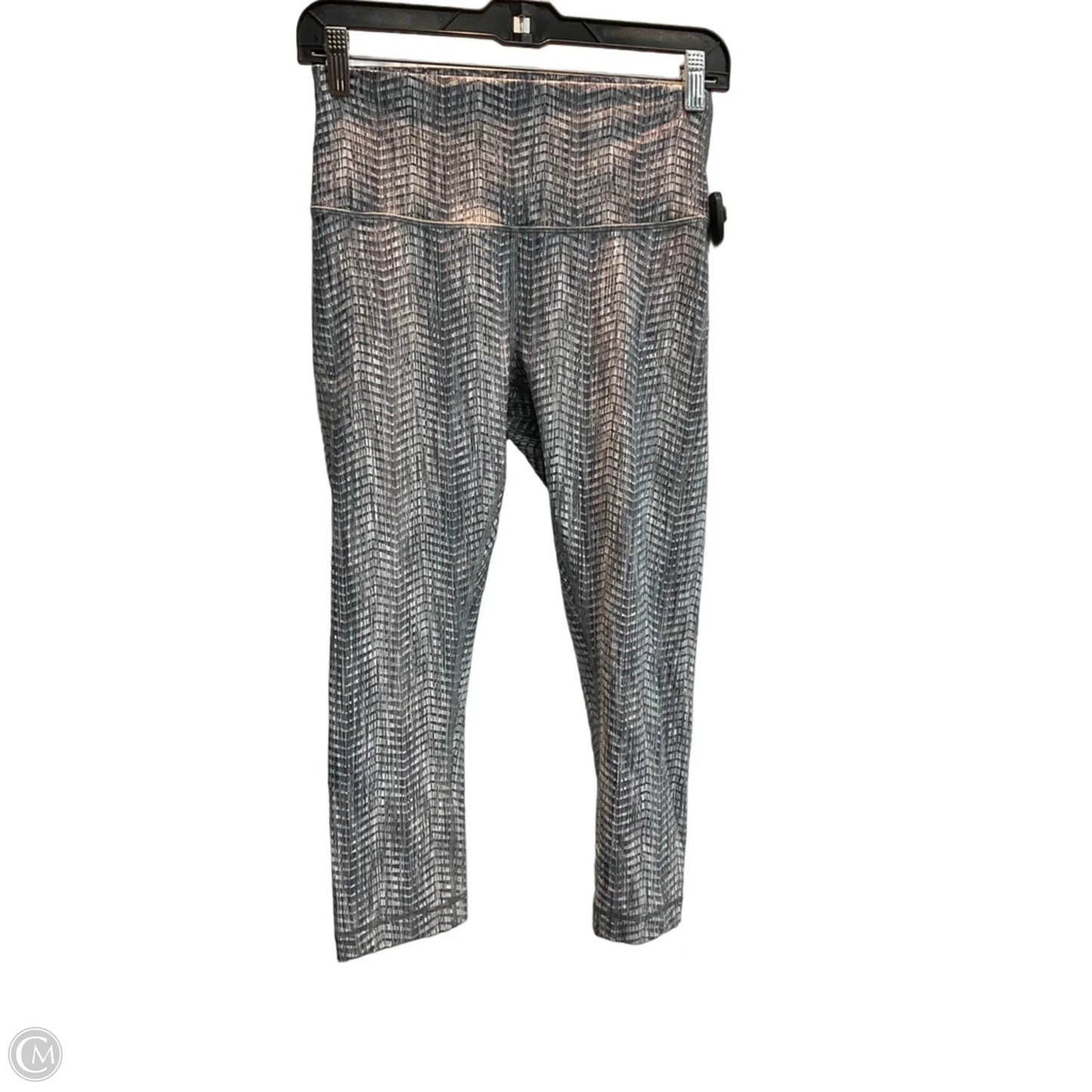 Athletic Leggings By Lululemon In Grey, Size: M