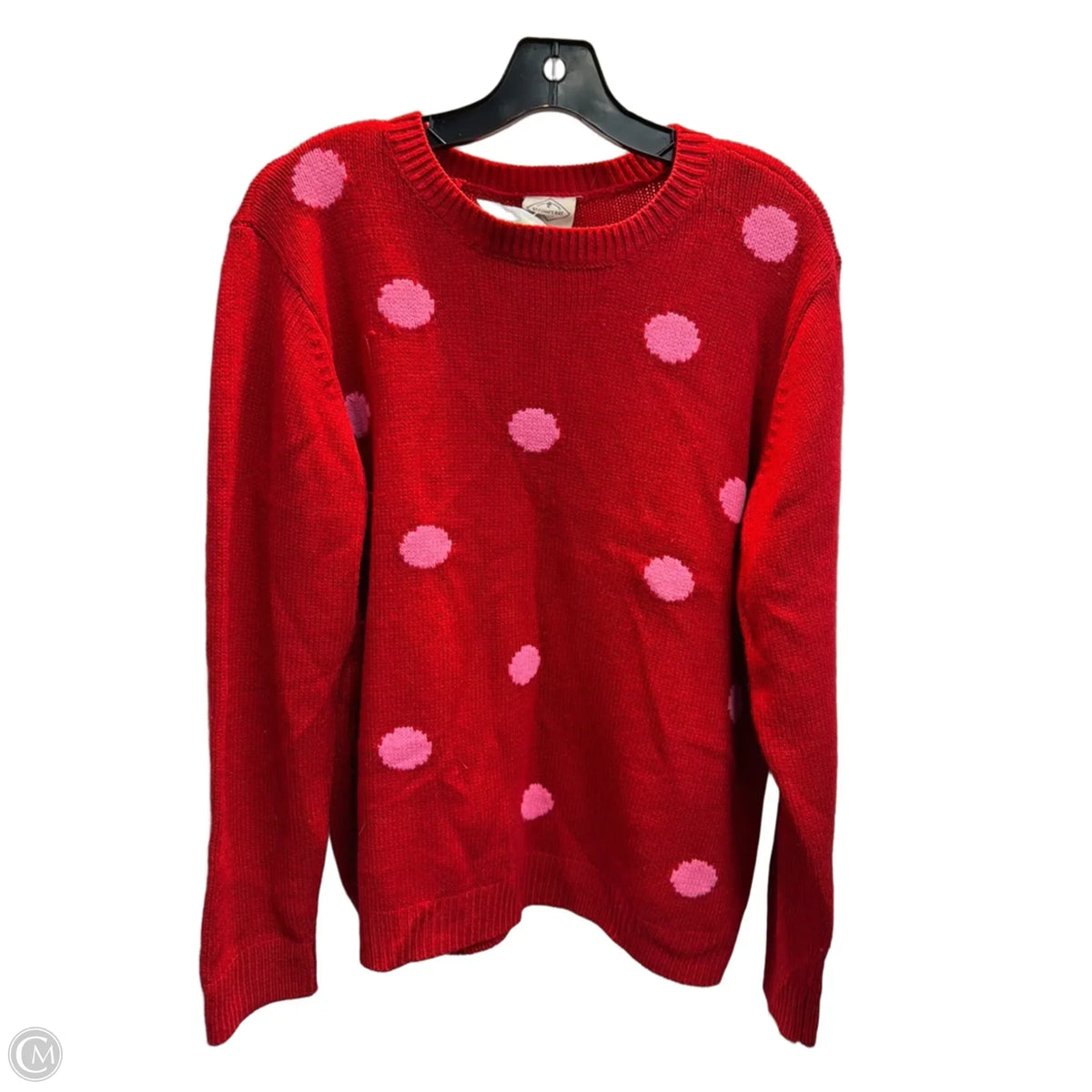 Sweater By St Johns Bay In Polkadot Pattern, Size: Xl