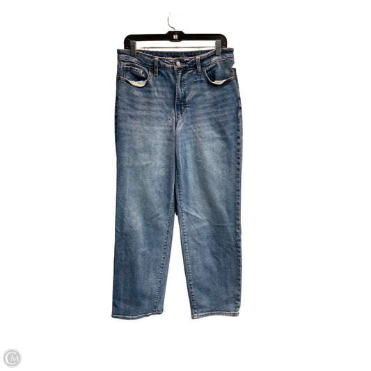 Jeans Wide Leg By American Eagle In Blue Denim, Size: 10