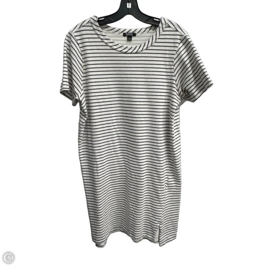 Dress Casual Midi By Buffalo David Bitton In Striped Pattern, Size: M