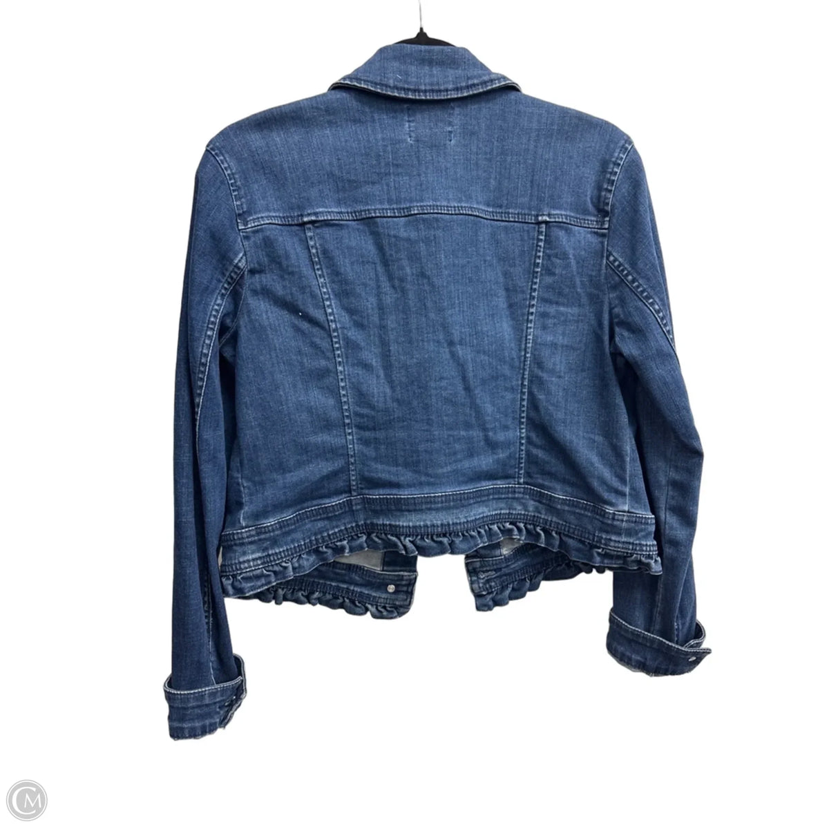 Jacket Denim By Elle In Blue Denim, Size: M