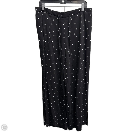 Pants Wide Leg By Talbots In Polkadot Pattern, Size: 12