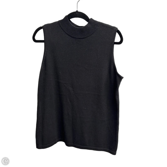 Top Sleeveless By Joan Rivers In Black, Size: L