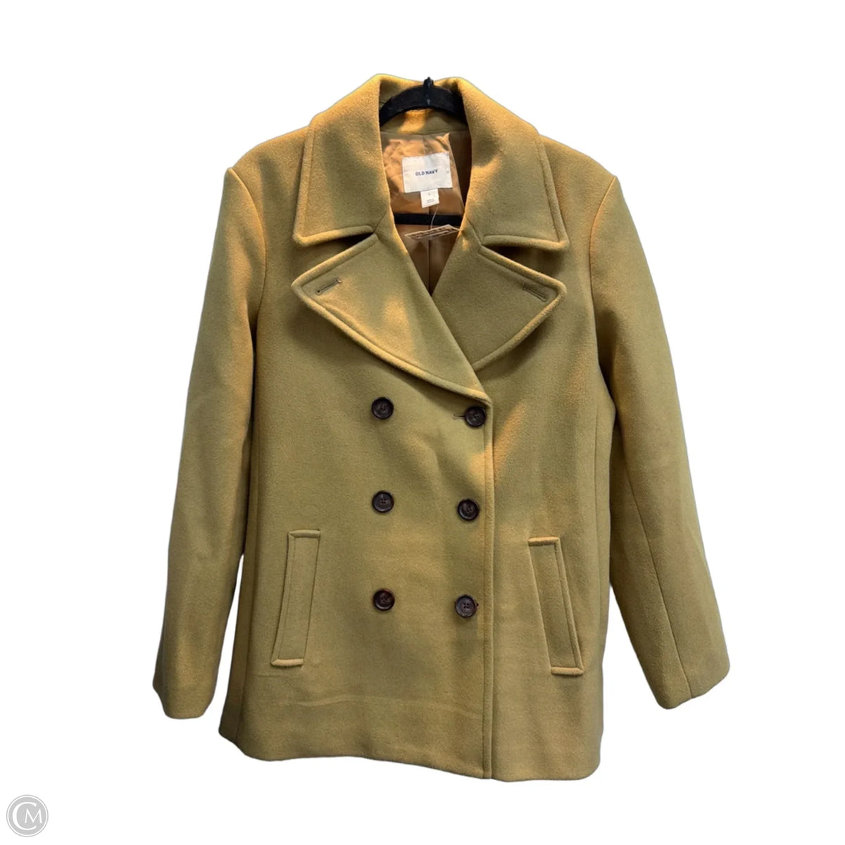 Coat Peacoat By Old Navy In Tan, Size: L