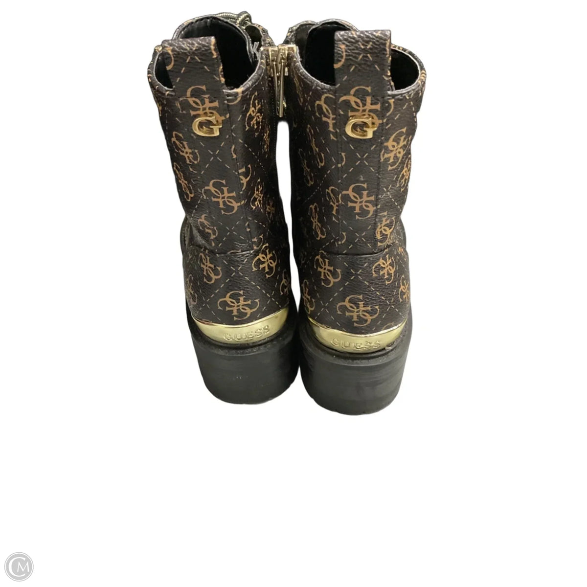 Boots Combat By Guess In Black, Size: 7.5