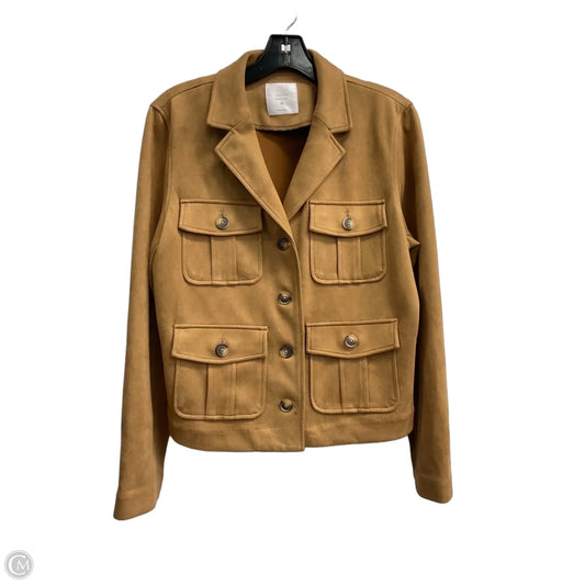 Jacket Utility By Lc Lauren Conrad In Tan, Size: M