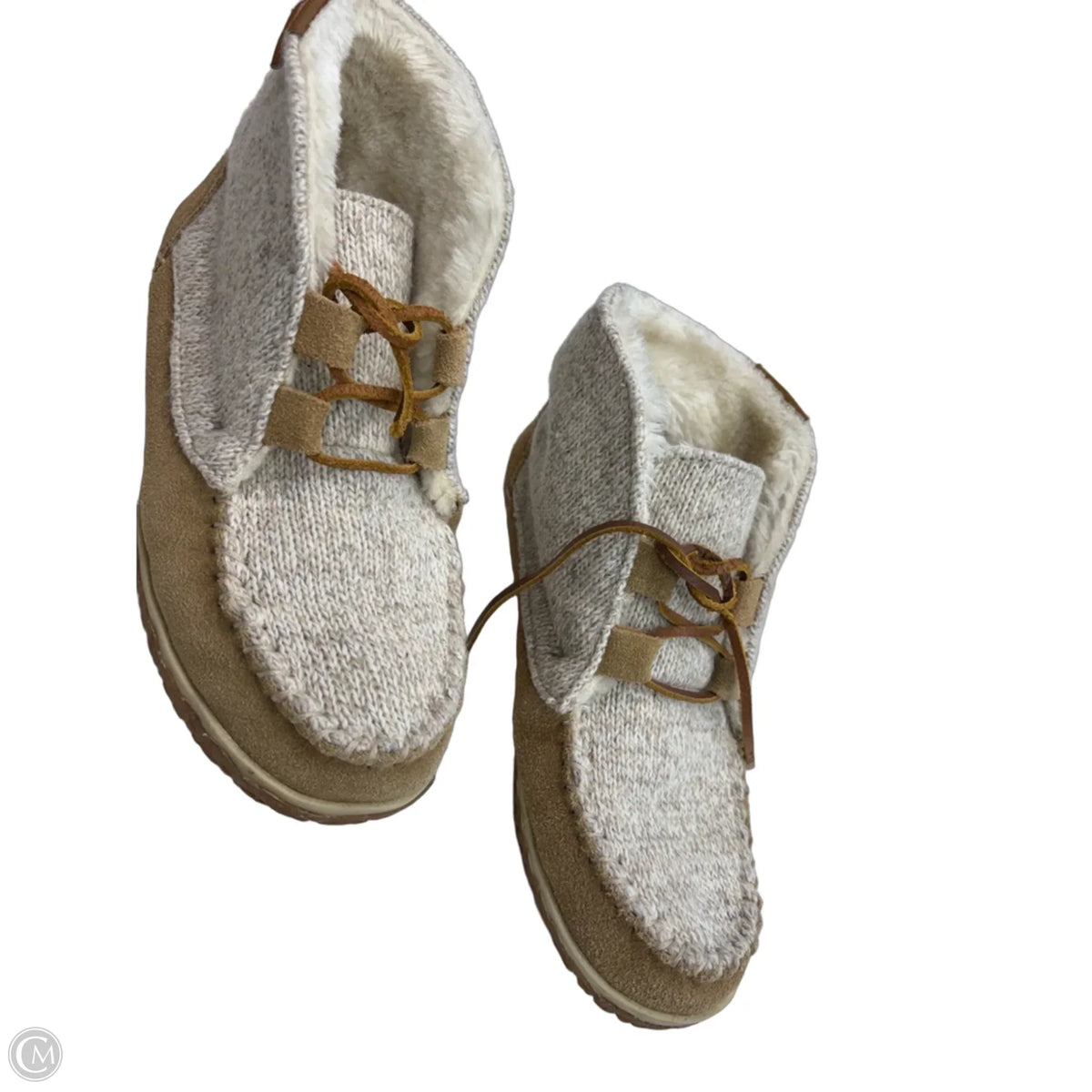 Slippers By Minnetonka In Tan, Size: 7