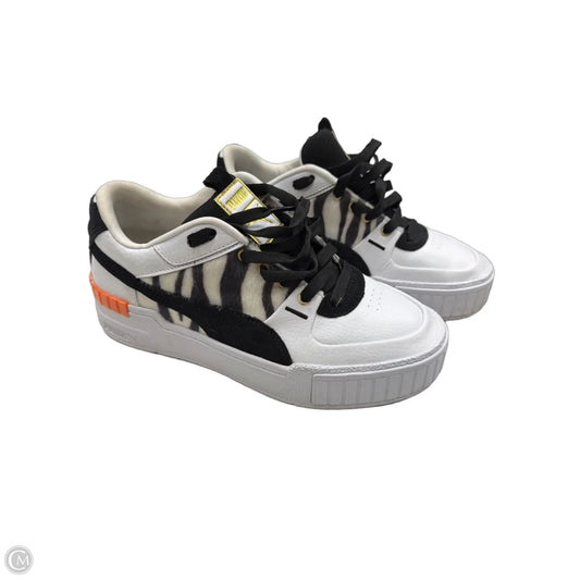 Shoes Sneakers By Puma In Zebra Print, Size: 8.5