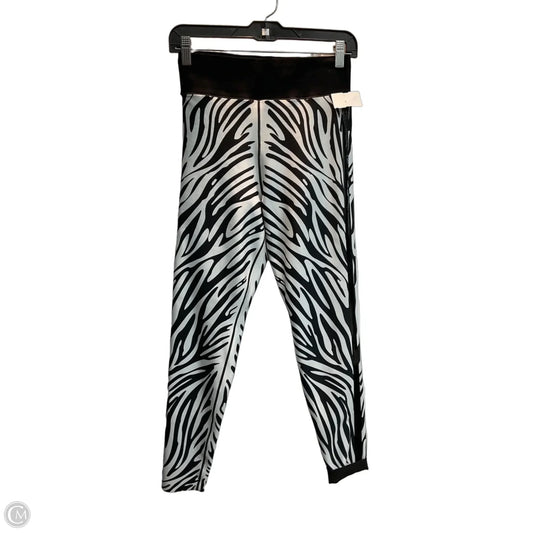 Athletic Leggings By Cmc In Zebra Print, Size: L