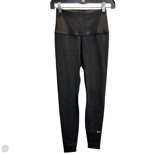 Athletic Leggings By Nike In Black, Size: Xs