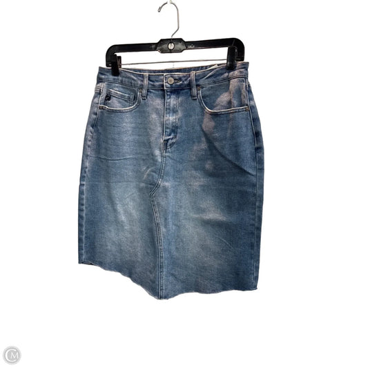 Skirt Midi By Kancan In Blue Denim, Size: 6