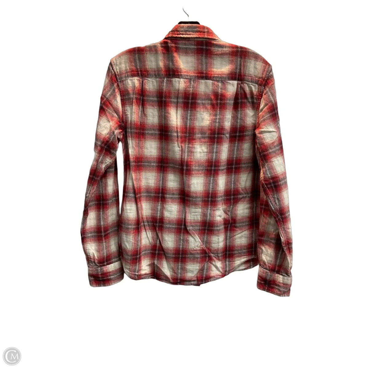 Top Long Sleeve By Lucky Brand In Plaid Pattern
