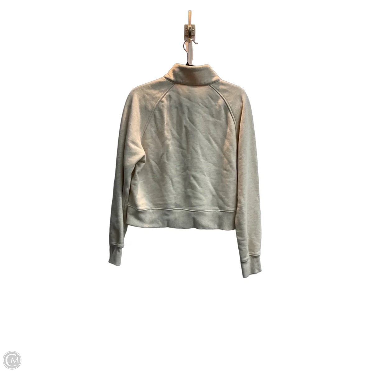 Athletic Sweatshirt Collar By Members Mark In Cream, Size: L