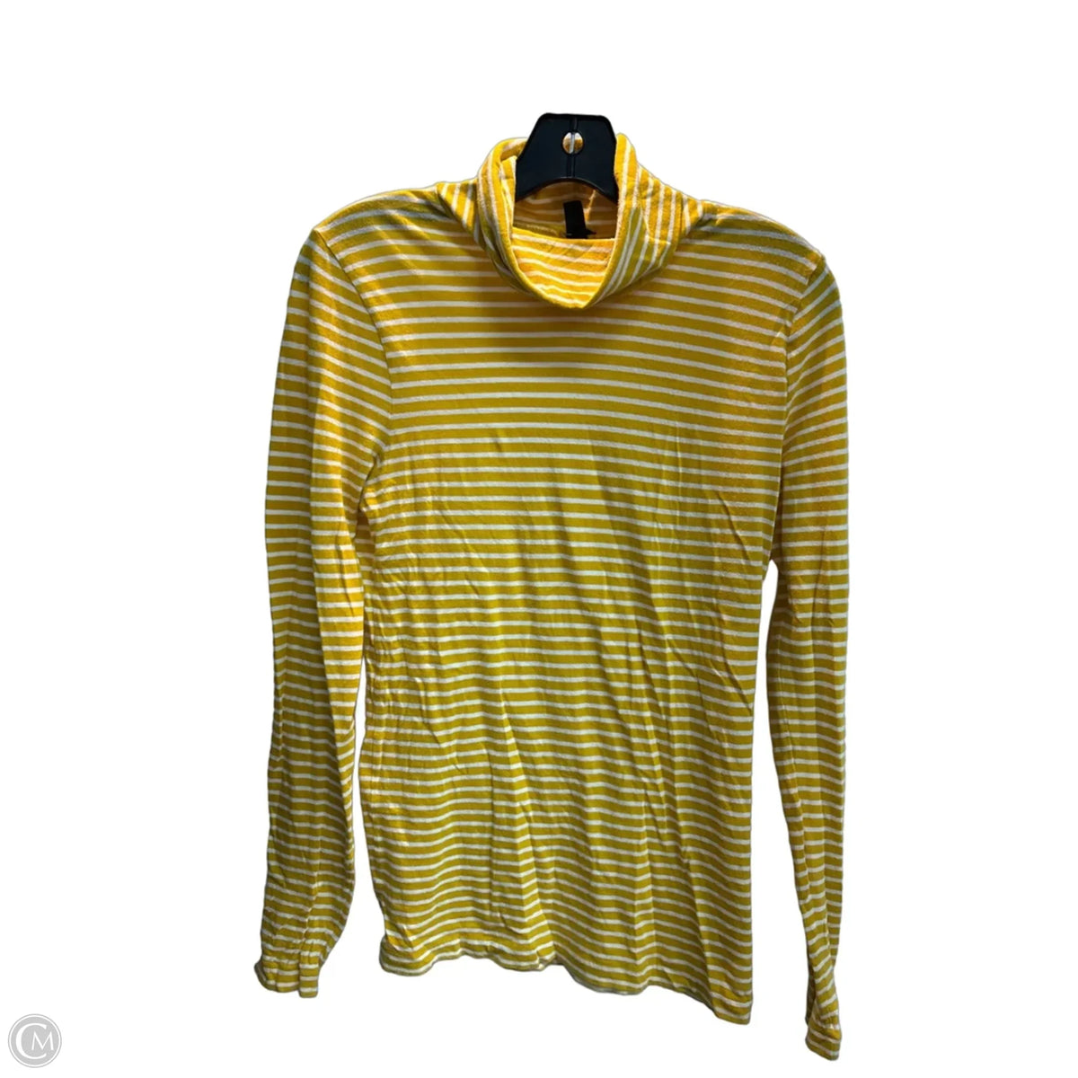 Top Long Sleeve Basic By J. Crew In Striped Pattern, Size: S