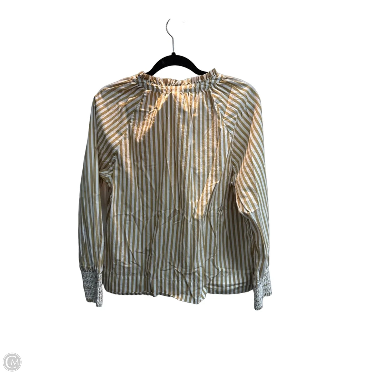 Top Long Sleeve By J. Crew In Striped Pattern, Size: M
