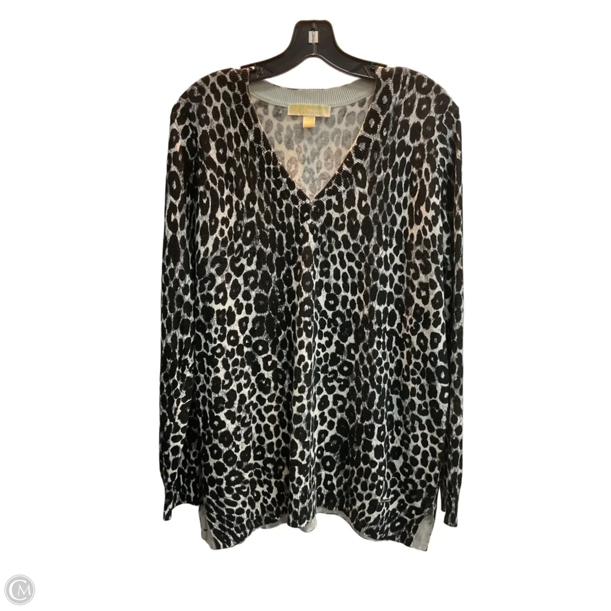 Sweater By Michael By Michael Kors In Leopard Print, Size: L