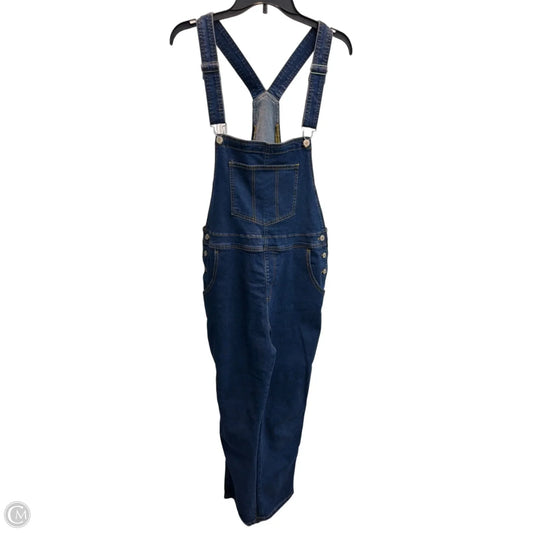 Overalls By Clothes Mentor In Blue Denim, Size: M