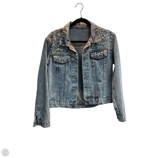 Jacket Denim By Clothes Mentor In Blue Denim, Size: S