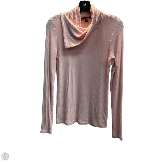 Top Long Sleeve By Karen Kane In Pink, Size: S