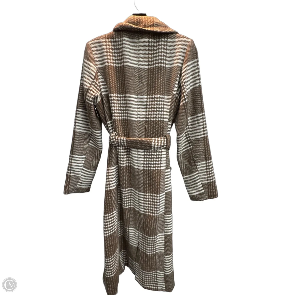 Coat Peacoat By Cmc In Plaid Pattern, Size: M