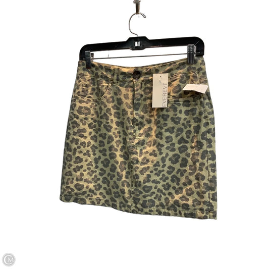 Skirt Mini & Short By Blanknyc In Leopard Print, Size: 6