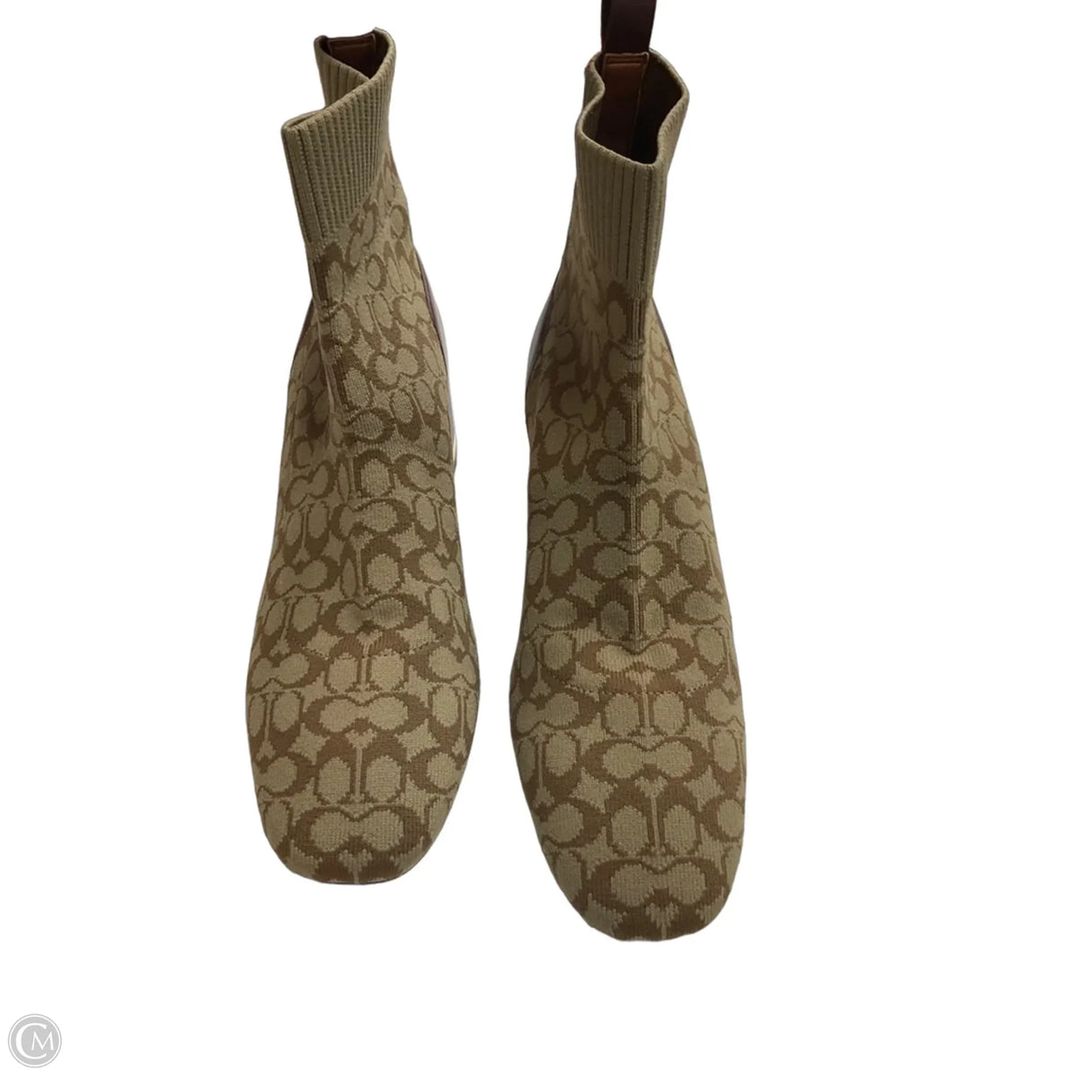 Boots Designer By Coach In Brown, Size: 8