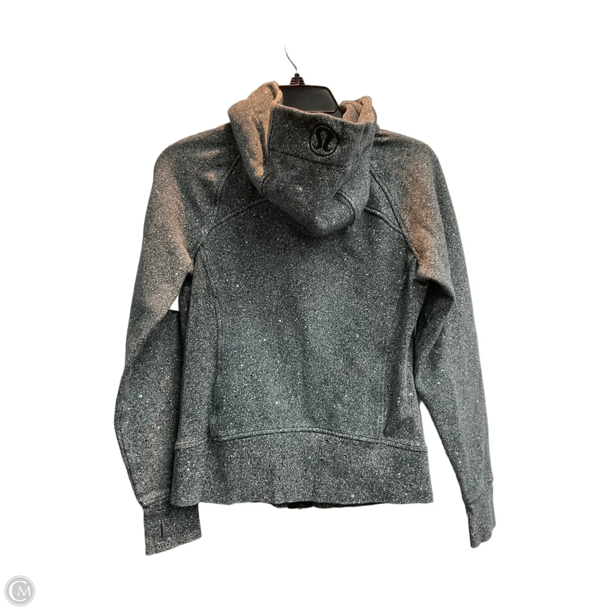 Athletic Jacket By Lululemon In Grey, Size: S