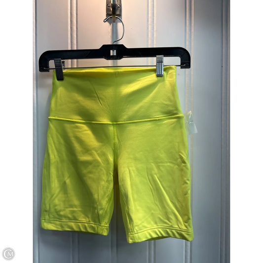 Athletic Shorts By Lululemon In Yellow, Size: S