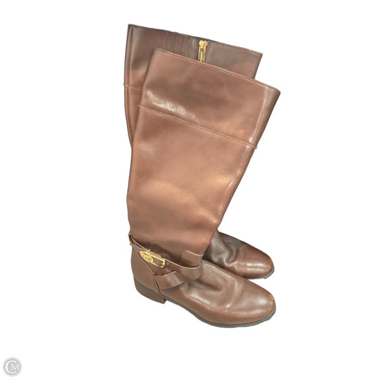 Boots Knee Flats By Michael By Michael Kors In Brown, Size: 7