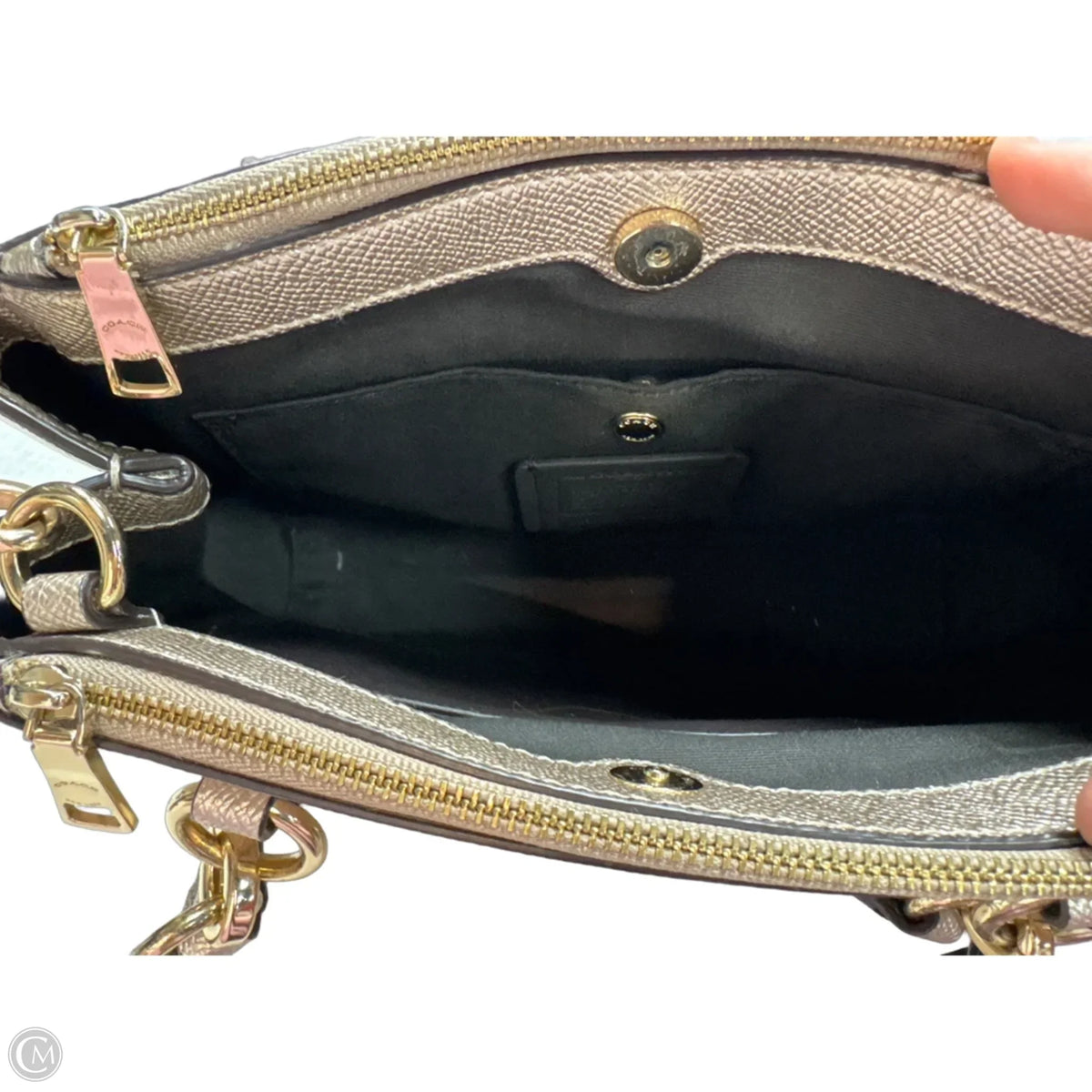 Crossbody Designer By Coach, Size: Medium