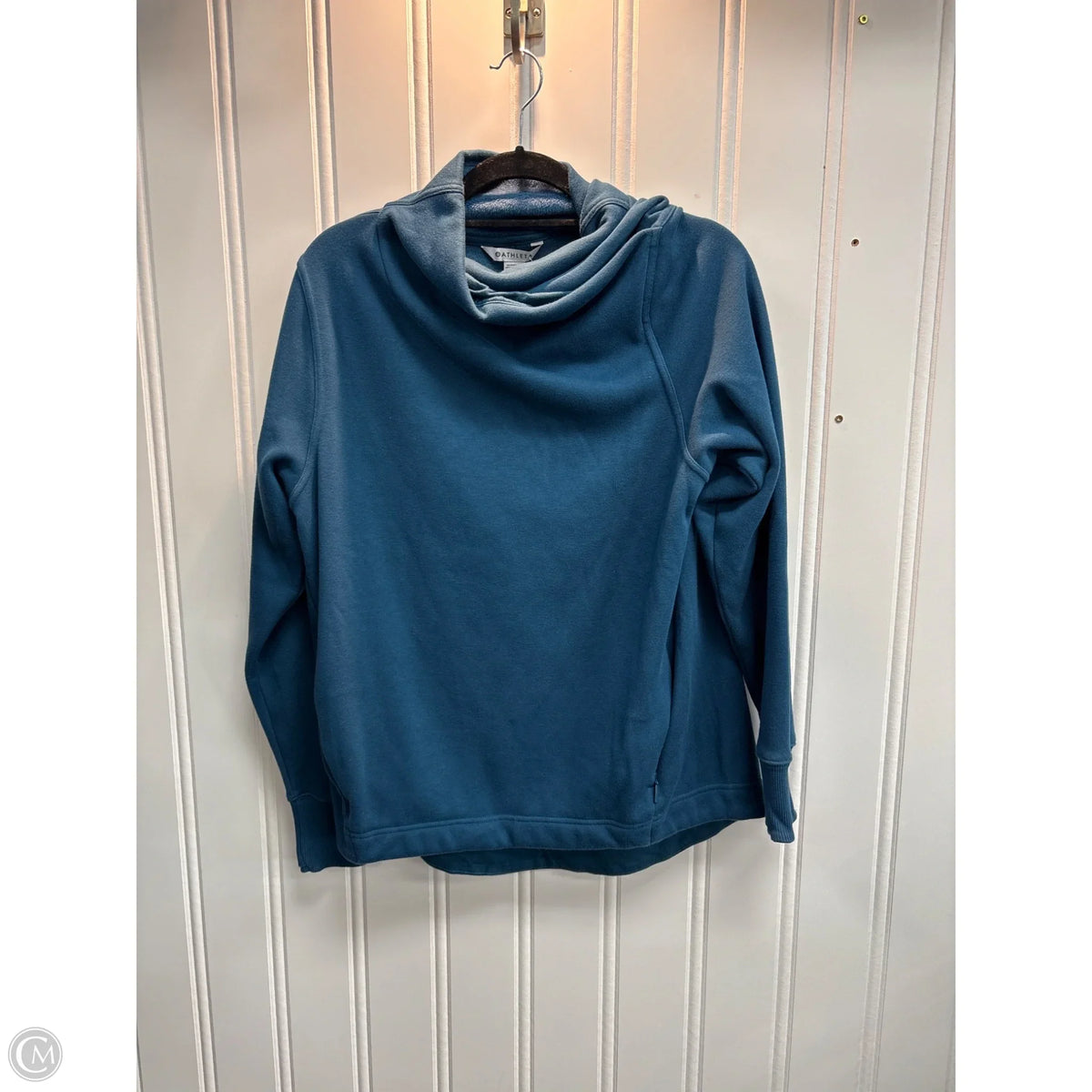 Athletic Sweatshirt Collar By Athleta In Teal, Size: M