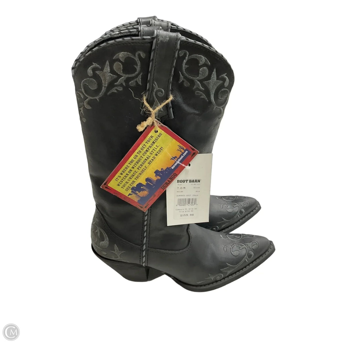 Boots Western By Durango In Black, Size: 7