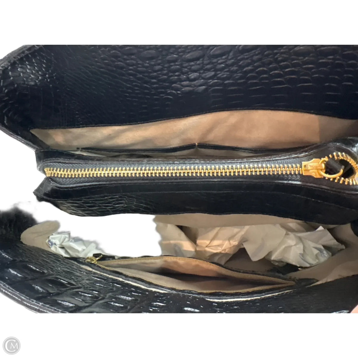 Handbag Designer By Brahmin, Size: Medium