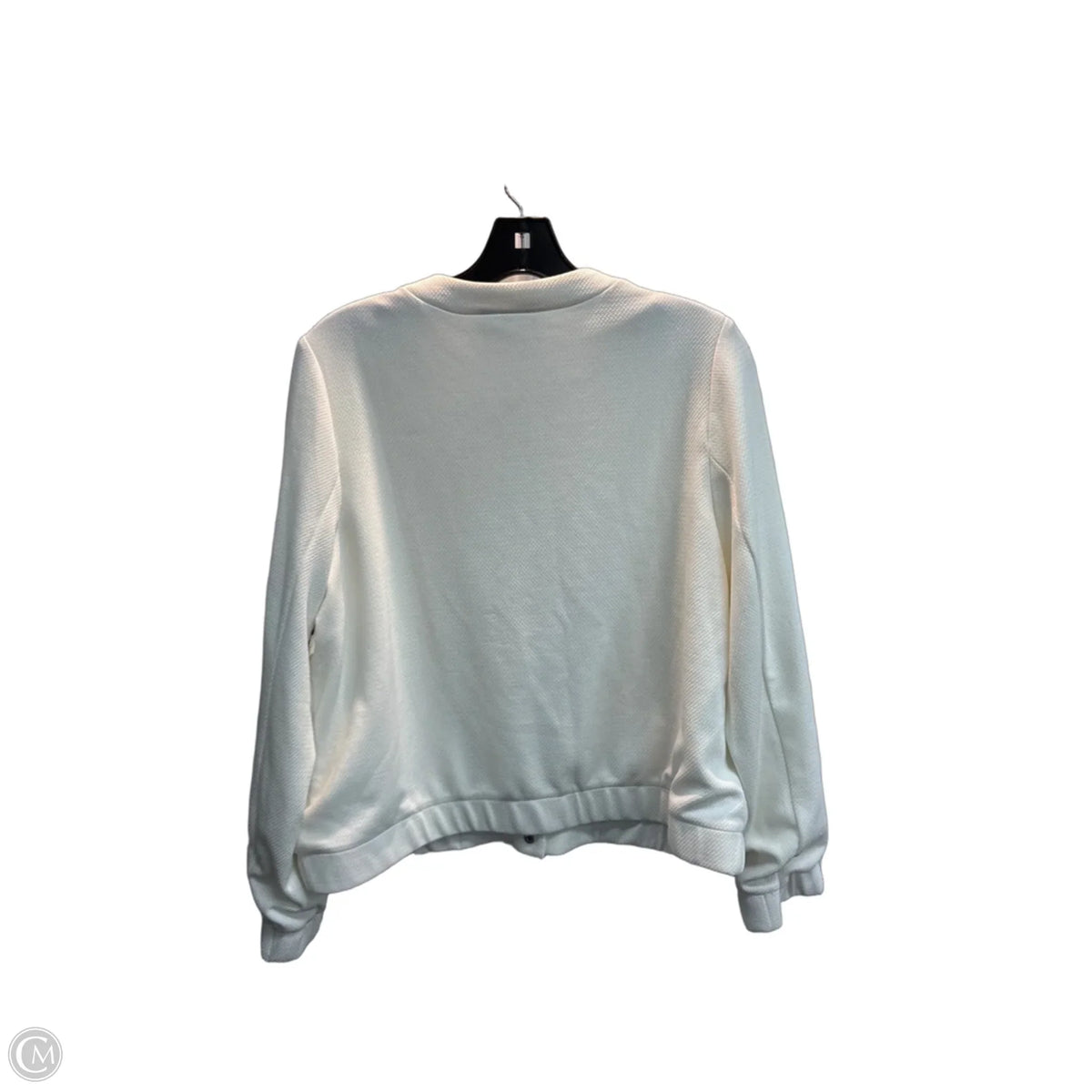 Jacket Shirt By Chicos In White, Size: M